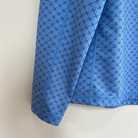 VINEYARD VINES x Jim Nantz Golf Clubs Print 1/4 Zip Performance Pullover, Blue,M - Picture 5 of 9